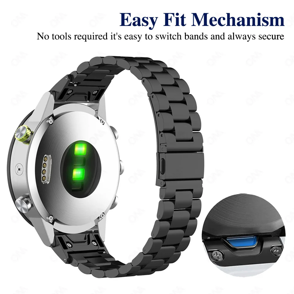 Garmin Fenix  ݼ Ʈ 7 7X 7S 6 6X 6S 5 5X 5S   ð    η ƿ ָ  ü