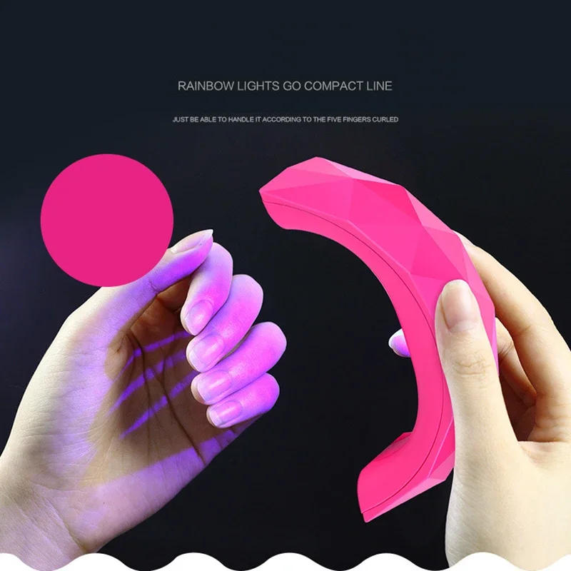 Rainbow Color Nail Dryer LED UV Lamp 9W UV LED L..