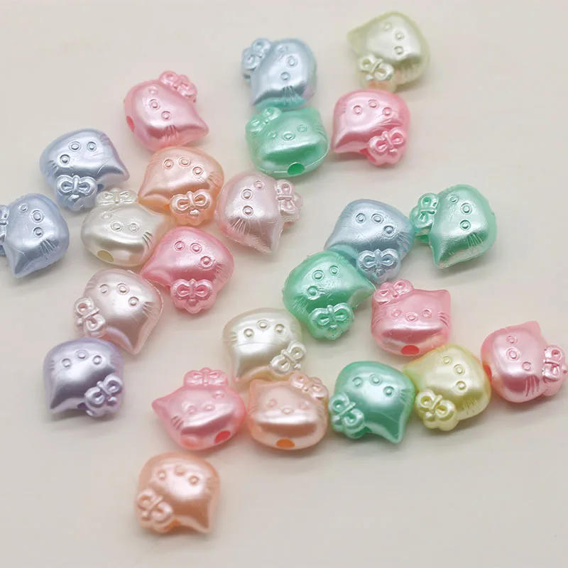 

Wholesale 100pcs Sanrio Hello Kitty Acrylic Handmade Diy Accessories Anime Bracelet DIY Pendant Kawaii Birthday Gift