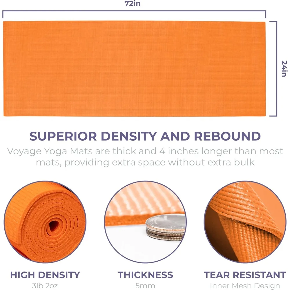 Durable Non-Slip Yoga Mat 6