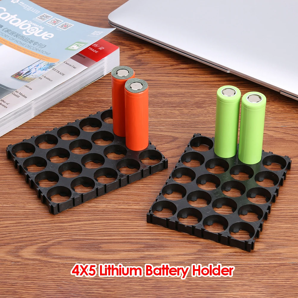 4x5 Cell pacer Radiating Holder Small 18650 Lithium Battery SHousehold Electricity Decoration for DIY Battery Pack