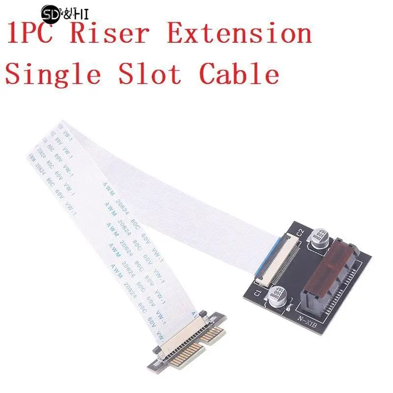 Pci-e1X FPC PCI-E Экспресс 1X Райзер удлинитель с одним слотом высокоскоростной кабель с PCI-E x1 удлинитель pci-e 1x кабель Райзера