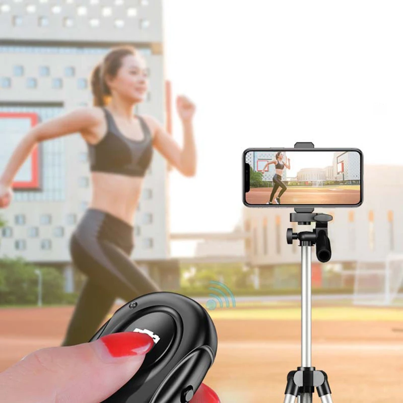 Mini Bluetooth Selfie Timer, Camera Shutter Remote Control, Camera Wireless Remote Control, for Ios, Android, Windows Phone