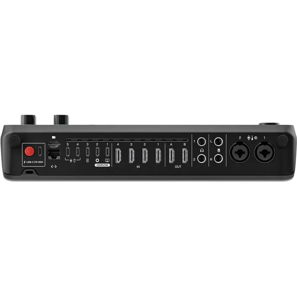 RODE Caster Video 4 x HDMI & 2 x USB-C Inputs New All-in-One Production Console Switcher with Integrated Audio Mixer&middot;