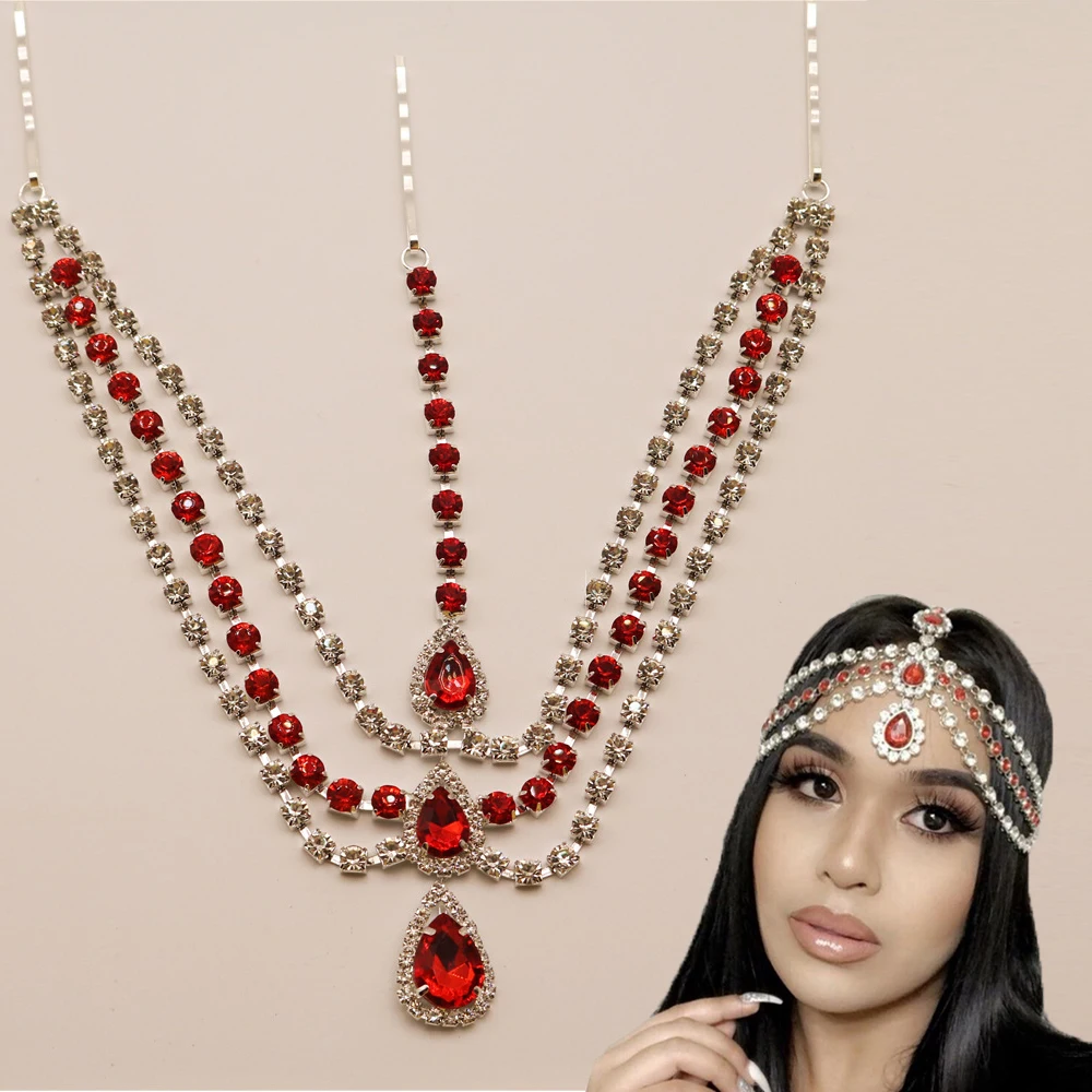 Barakath Strass-Stirnbänder 3 Stück – Diamant-Kristallperlen, Glitzer-Haarband Für Frauen & Mädchen
