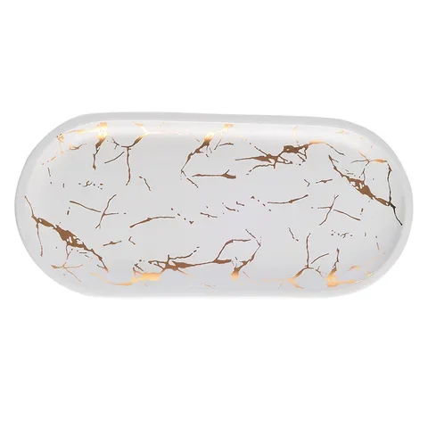 

Black ceramic dinner plates marble tray Fruit salad dessert sushi plate kitchen Tableware Set christmas plates serving trays