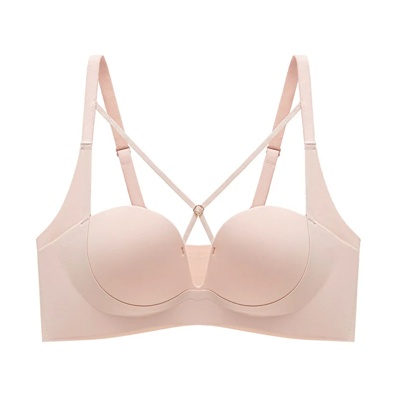 Girls seamless wireless bra, comfortable and lightweight underwear, without steel ring bra ABC size fits all