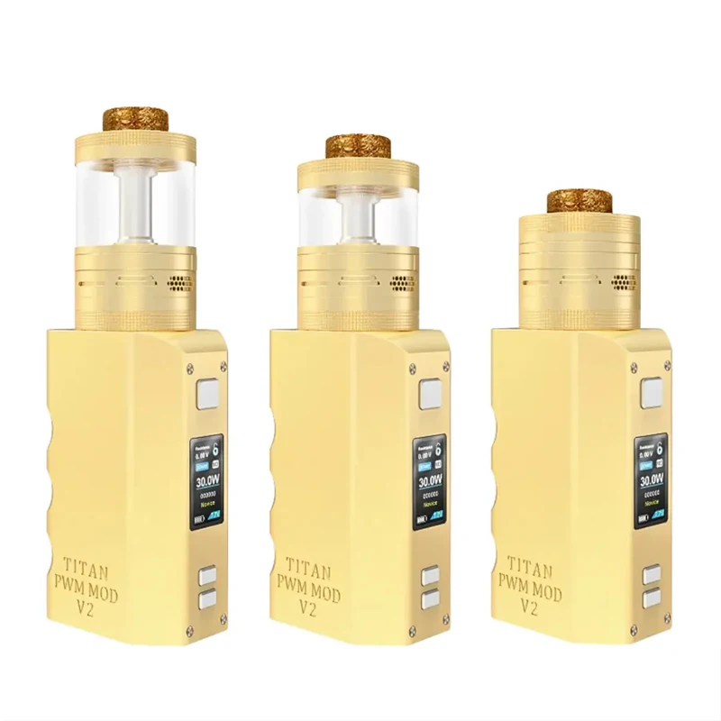 Original Steam Crave TITAN V2 Combo Vape Kit 300W Adjustable Voltage Support 4 18650 Battery 10th Anniver Electronic Cigarette vape kit