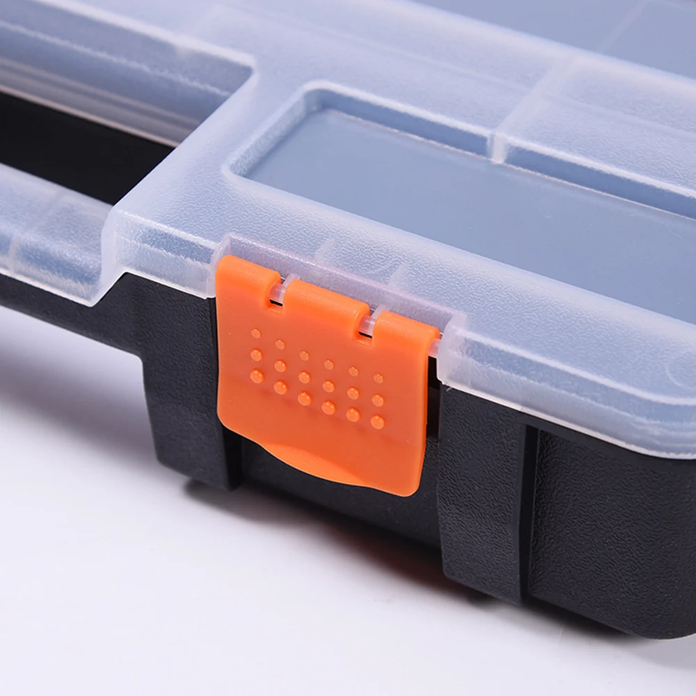 Double Side Tools Box Organizer Plastic Small Parts Storage Case Portable Tool Box Toolbox Container for Screws Nuts Nails Bolts tool storage box parts storage box plastic tool box storage organizer box parts organizer