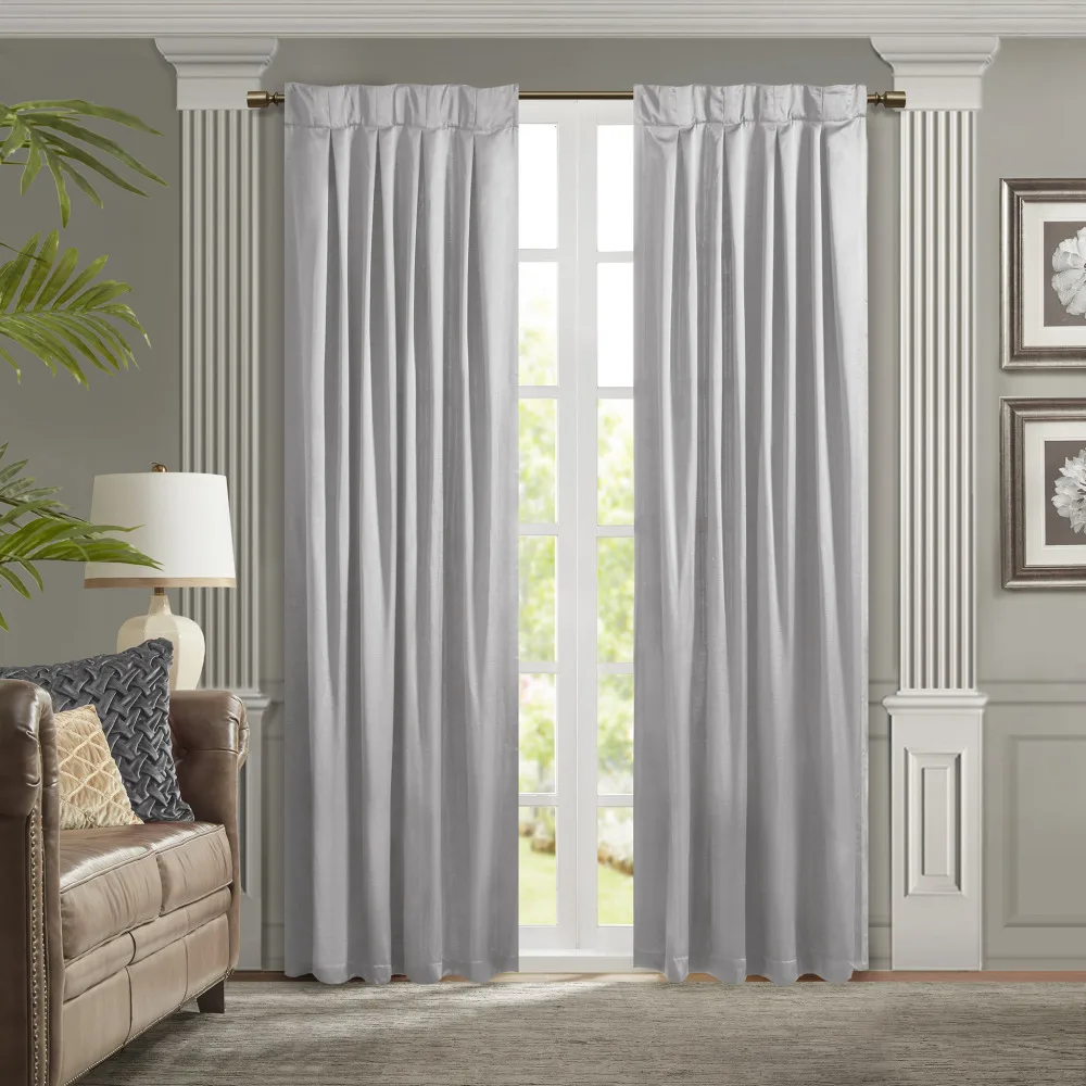 Pleat Curtain Panel with Tieback - Single Panel for Window Décor 6