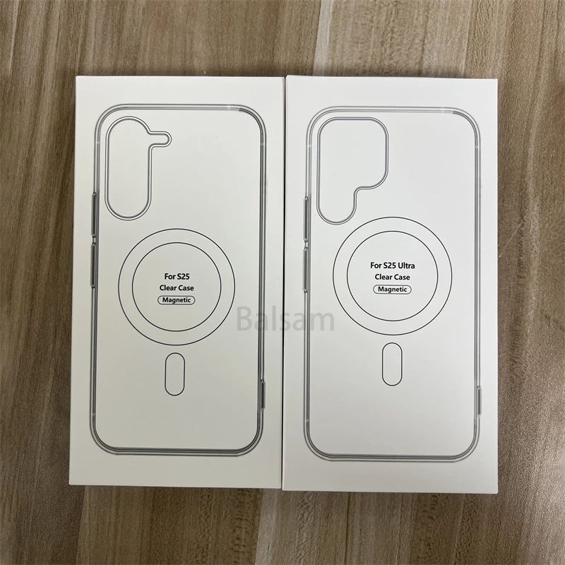 Für Magsafe Magnetische Hülle für Samsung S25 Edge S24 S23 S22 S21 S20 Plus Note 20 Ultra FE A16 A54 A26 A36 A56 A35 A55 Klare Abdeckung – Detail 4