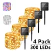 4pcs 22/32M Solar Led Fairy Light Outdoor Festoon Led Waterproof Garland String Lights Christmas Party Garden Solar Lamp Decor 1
