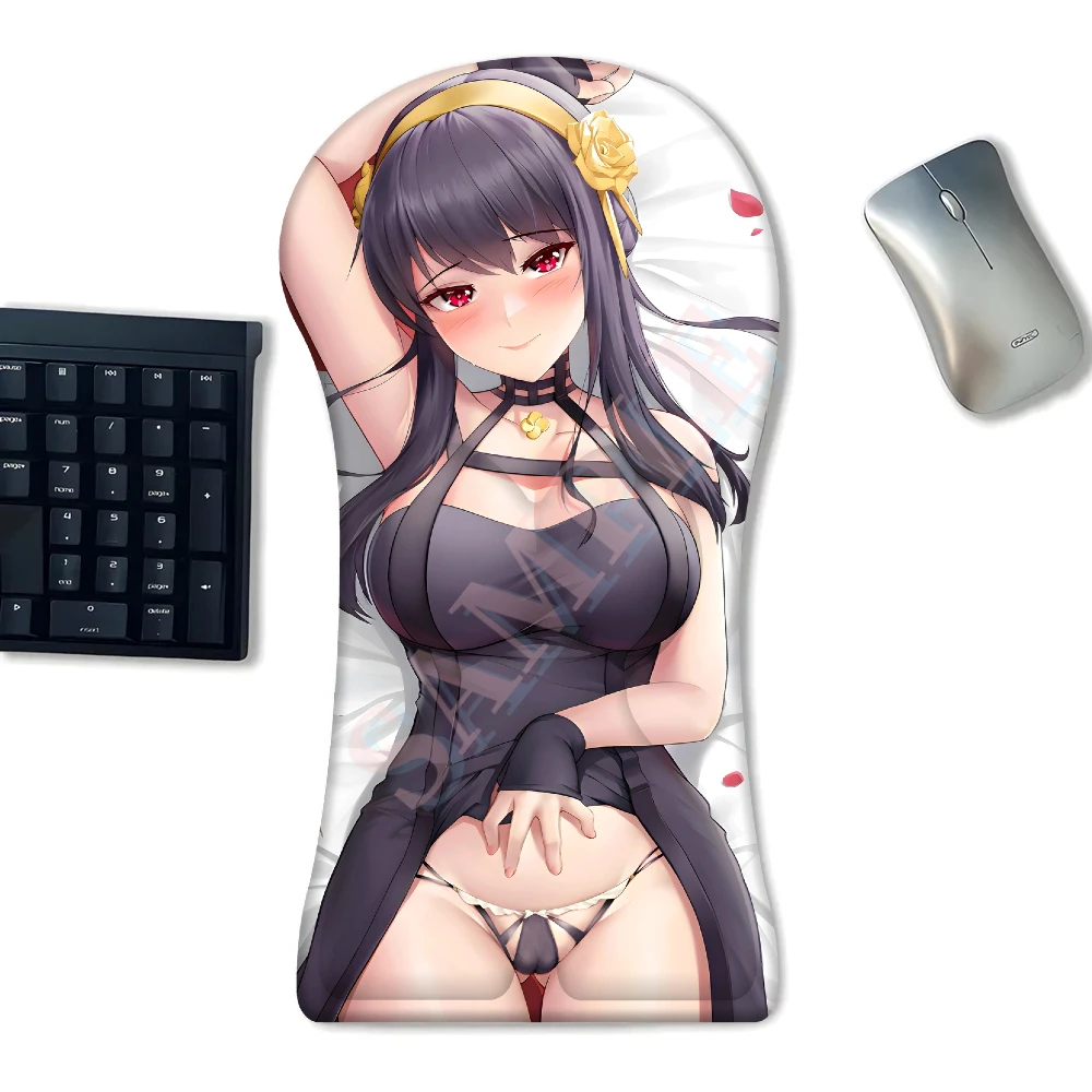 SPY X FAMILY Yor Briar Silicone 3D Half Body Mouse Pad Nude Anime Sexy  Mousepad with Wrist Rest Big Oppai Vagina Thighs Boobs - AliExpress