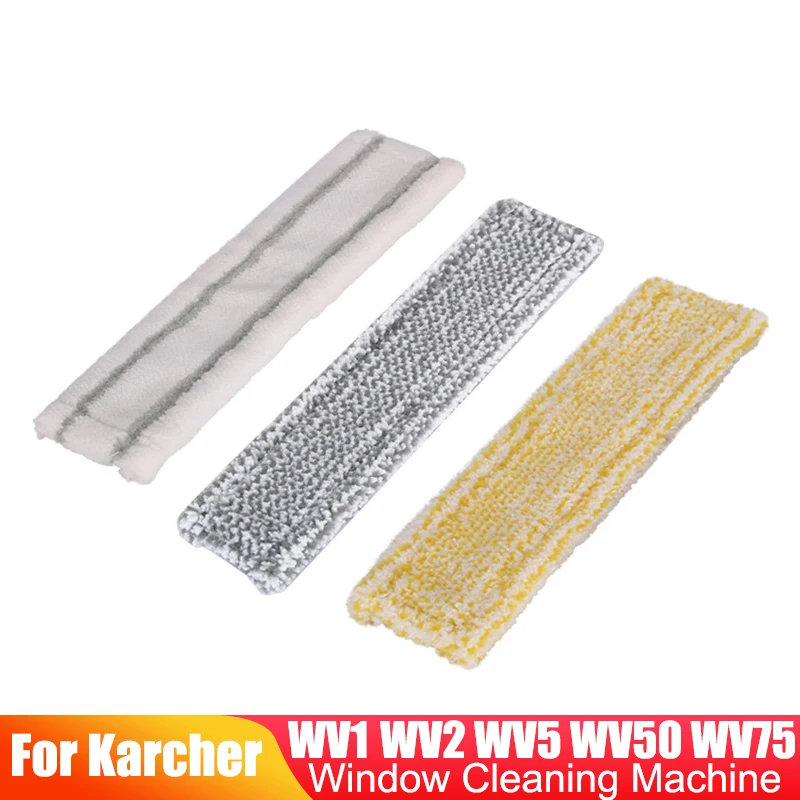APOMOONS Reservemicrovezel voor Kärcher 4 stuks microvezel wisserovertrek, raamzuiger, accessoires, pads voor Kärcher WV2 WV5 WV6 Plus Premium WV50 WV6 WV70 WV75 WV55 WV60 2.633-130.0
