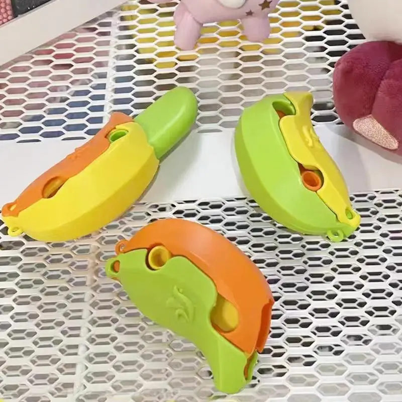 3D Gravity Carrot Knife Banana Carrot Knife Toy Stress Relief Sensory Toy 3D Printing Banana Gravity Fidget Knives Toys For Kids
