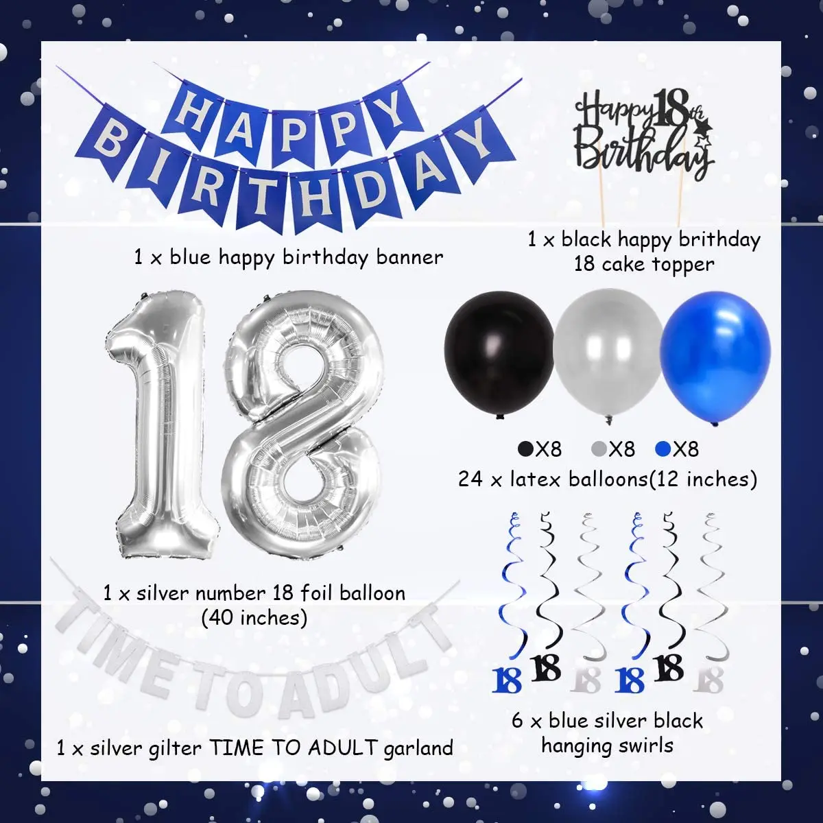 Spille Decorazione Compleanno, Con Scritta Birthday Boy E Birthday Girl, Con Fiocco E Spillo Di Sicurezza