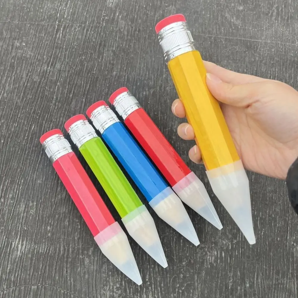 창의적인 나무 거대 연필 지우개 포함 18/34/39CM 대형 연필 공연 소품 참신한 장난감 문구 연필 학교 사무용품