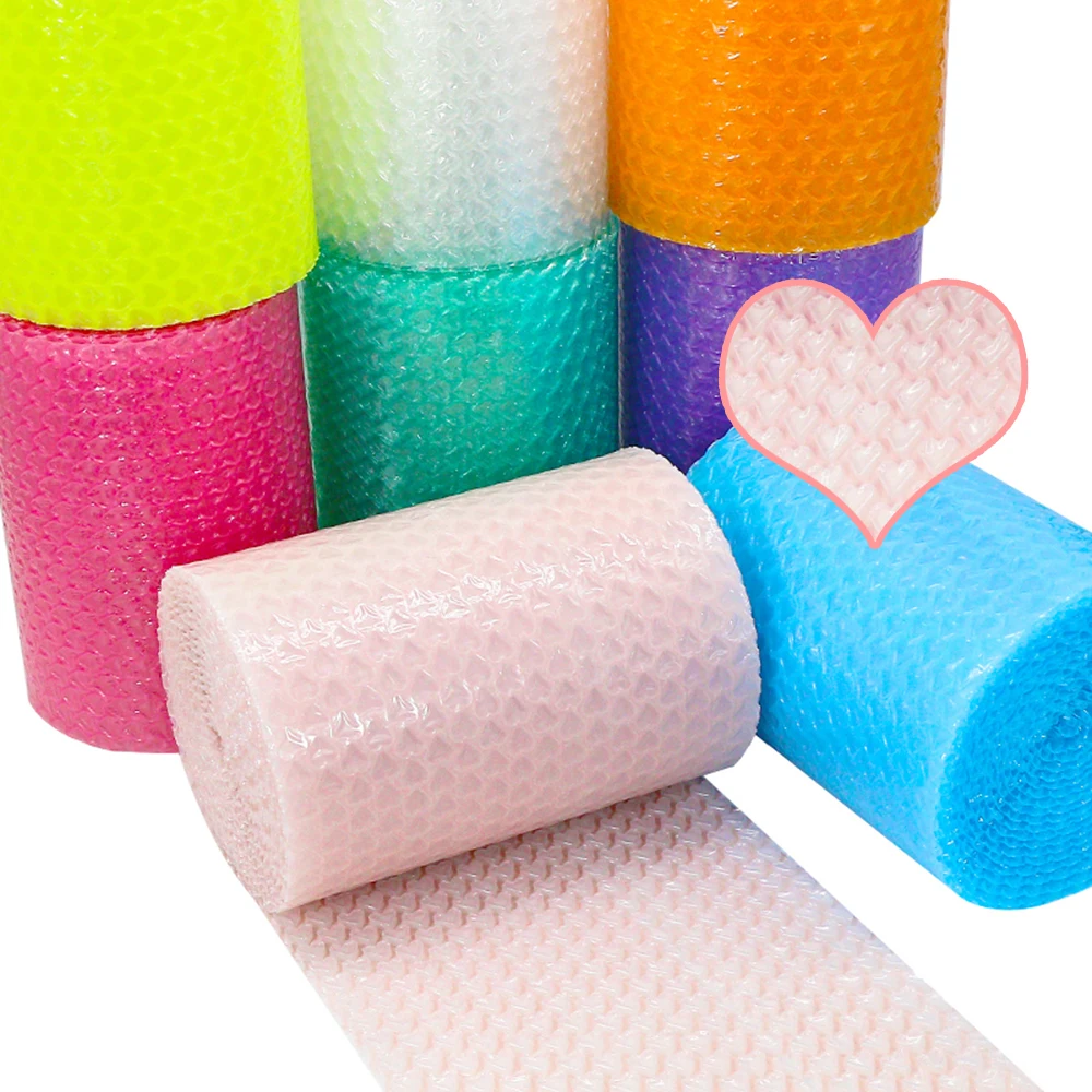 Bubble Wrap 20cmx5 Meters Heart Shape Shockproof Package For Gifts Box Fragile Glass Goods Pack Party Decor