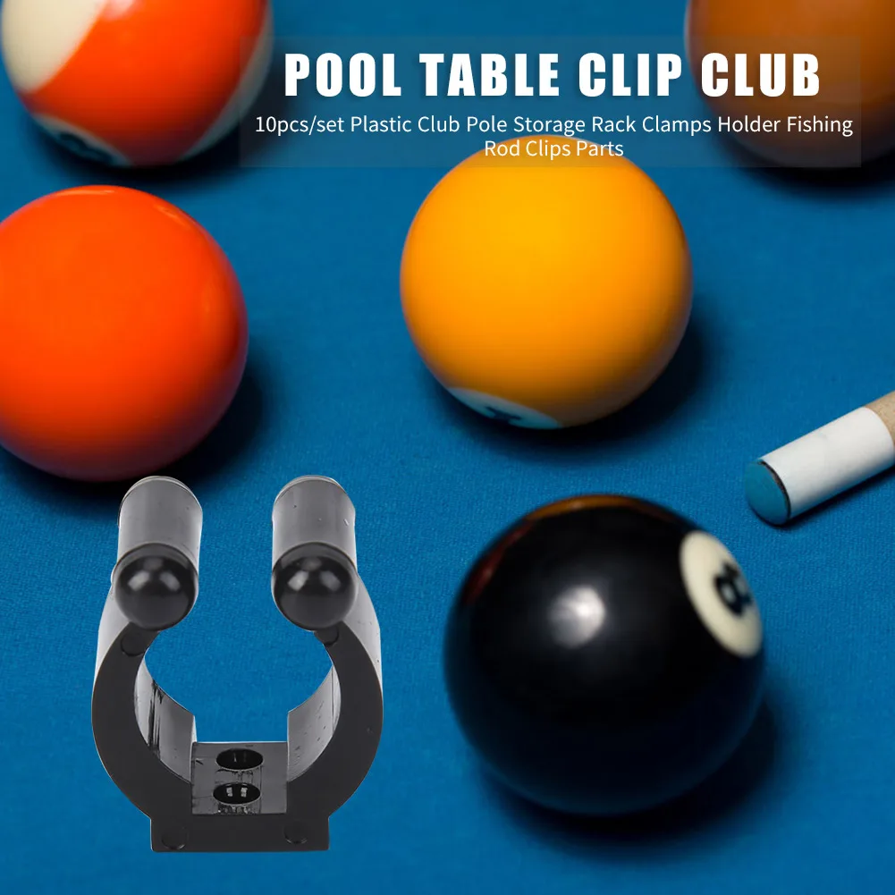 Fishing Rod Holder ABS Plastic Rod Clips Storage Rack Clamps