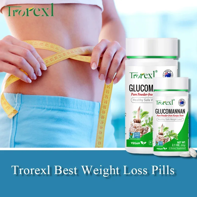 100 tablets Glucomannan Supplements Supports Healthy Weight Management