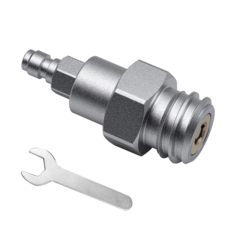 AB43-Carbon Dioxide Filling Adapter 8Mm Male Quick Disconnect For Soda Water Machine Maker External CO2 Tank
