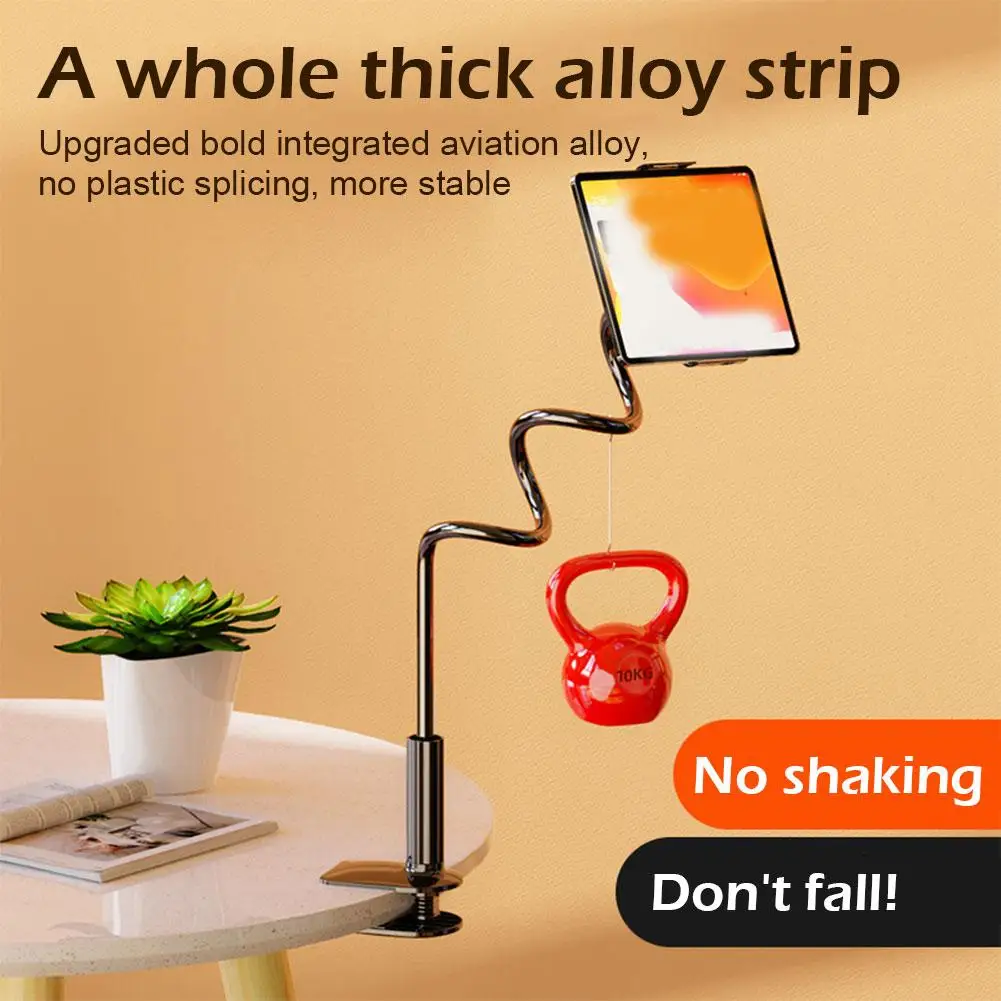

Tablet Stand Holder Mount Clip Grip Flexible Long Arm Gooseneck For iPad iPhone Switch Galaxy Tab K M3I2