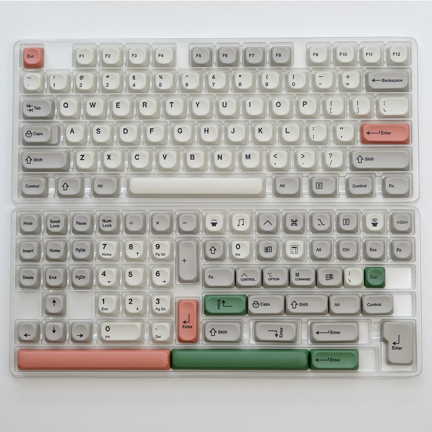 KBDiy KOA Profile Keycap GMK Style Retro 9009 Theme PBT thumbnail 2