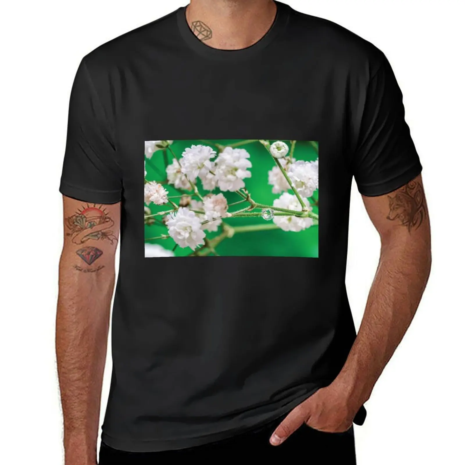 

Cherry Tree Blossom T-shirt kawaii clothes anime mens plain t shirts