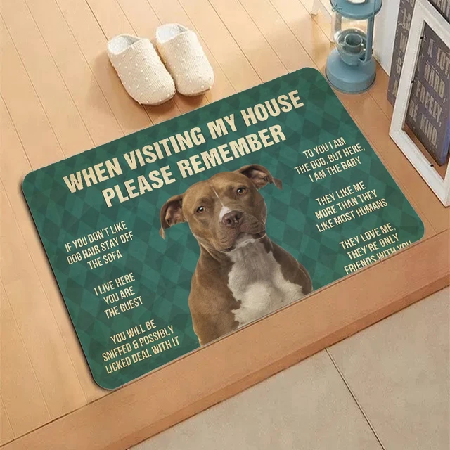 Skócia Golden Retriever Ajtó 3D-S Dekoráció Nyomtatott Kisállat Szőnyeg Puha Flanel Nem Csúszási Ajtócsomagok Hálószobához - Image 3