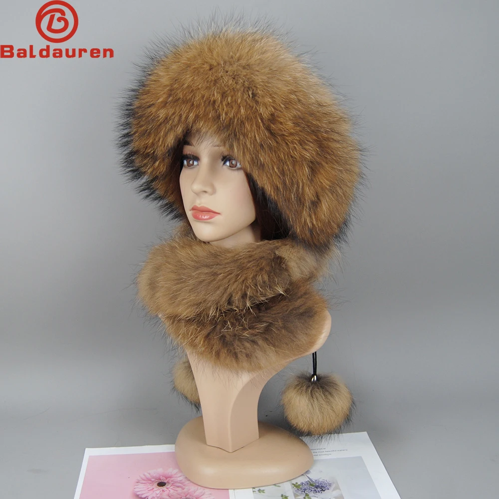 women’s-winter-hat-with-fox-fur-surround-can-be-used-as-a-scarf-women-russian-aviator-trapper-fox-fur-rex-rabbit-fur-bomber-hat