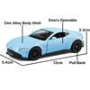 1/36 Aston Martin Vantage Toy Car Miniature Model RMZ CiTY Free Wheels Pull Back Diecast Alloy Collection Gift For Children Boy 6