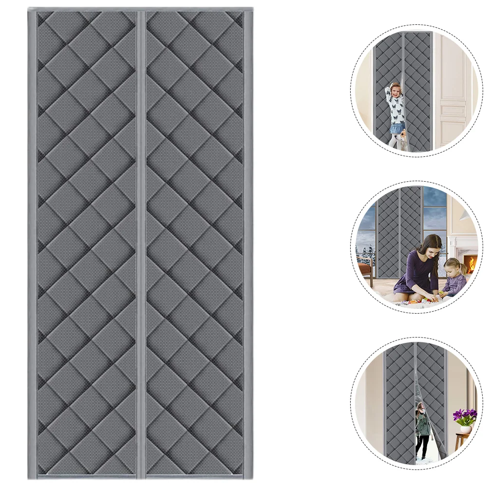 

Winter Magnetic Thermal Oxford Cloth Door Curtain Air Conditioning Partition Warmth Preservation Windproof Winter Door Curtain