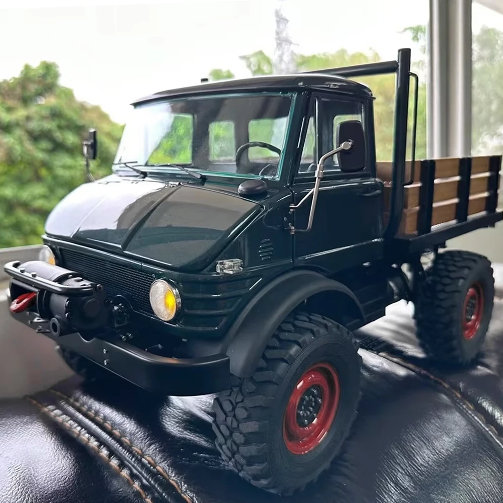 LESU 4X4 1/10 RAVE-UM406 RC Off-road Vehicles Painted Assembled Mini Electric Cars 2 Speed Transmission Sound Light System Winch 4