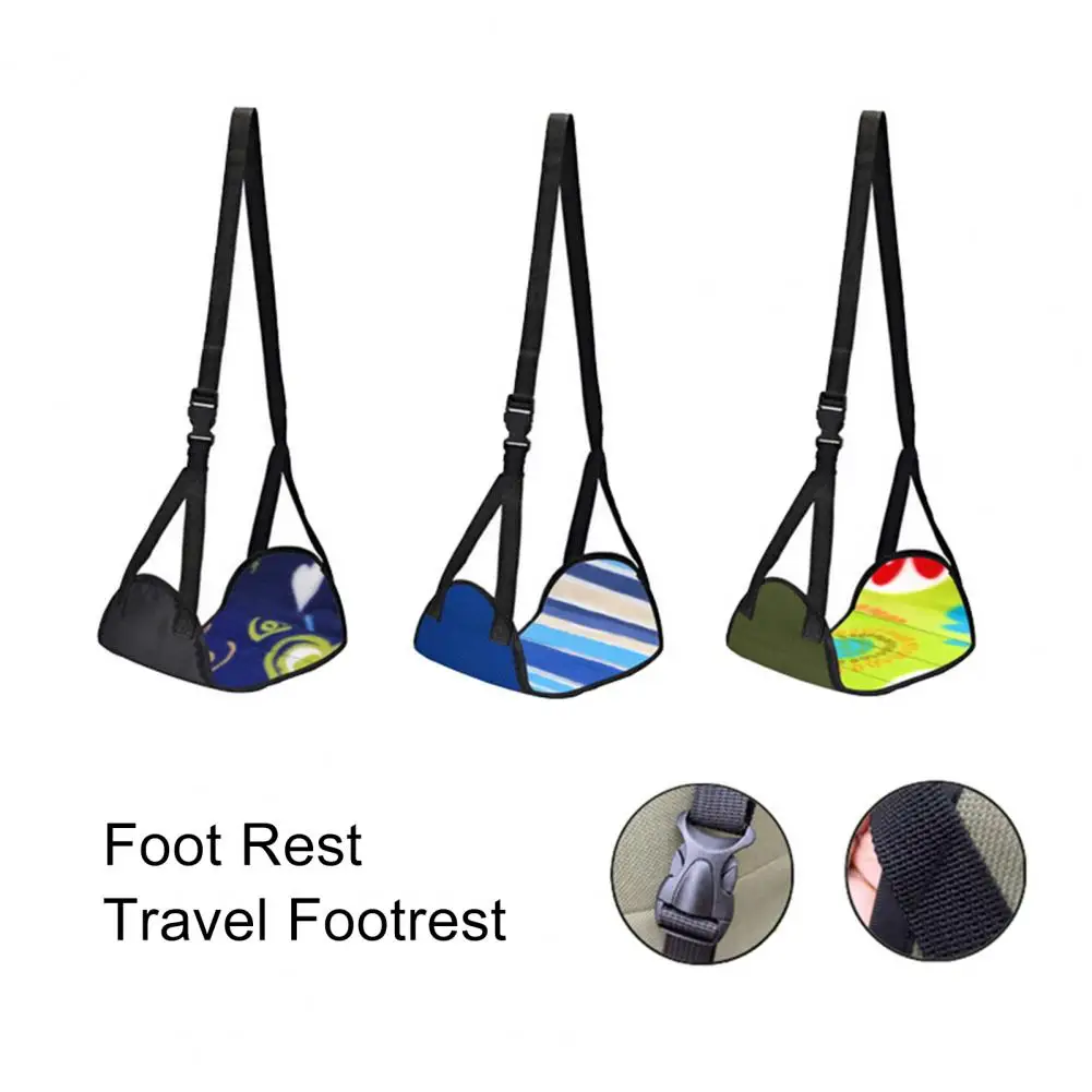 

Hanger Travel Airplane Footrest Hammock Adjustable Have A Rest Oxford Tarpaulin Foot Rest Travel Footrest Outdoor Travel