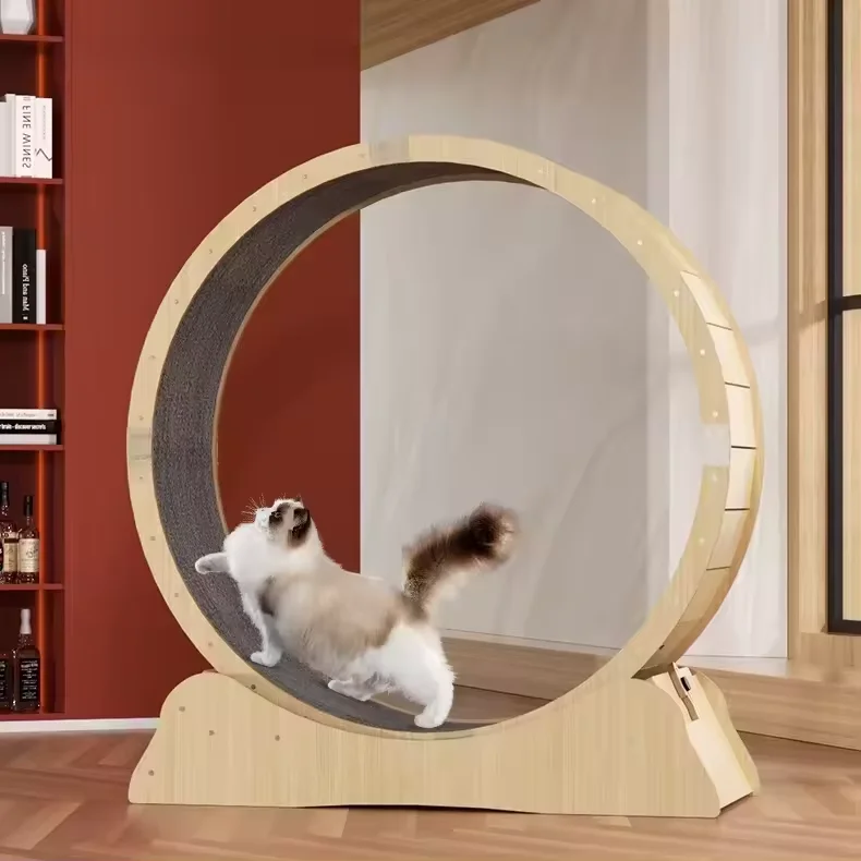 Pet Cat Running Wheel Pet Treadmill Exercise Lose Weight Walking Fitness Toy Silent Dog Cat Toys Interactive Climbing Frame
