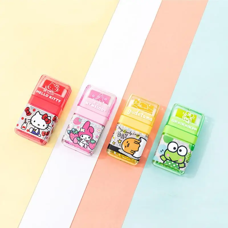 

Kawaii Sanrio Eraser Hello Kittys My Melody Accessories Beauty Cartoon Anime Student Alter Rubber Toys for Girls Birthday Gift