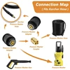 Pressure Washer Adapter Gun and Hose Quick Fitting M22 14mm Female Fitting Connector for Karcher/Lavor/Bosch Aluminum/Plastic 3