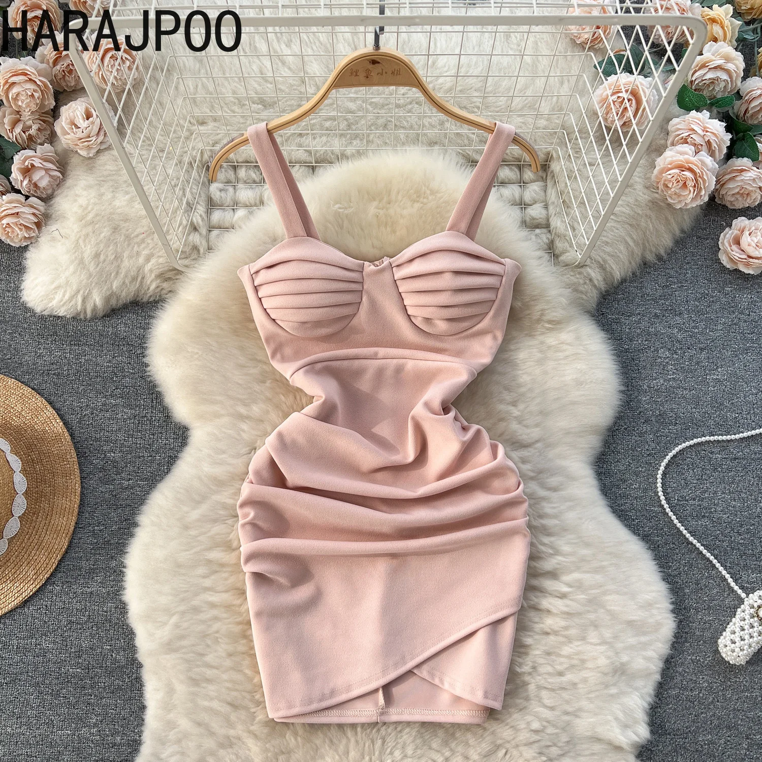 

Женская одежда для ночного клуба Harajpoo, плиссированные облегающие короткие сексуальные подтяжки, женские короткие юбки