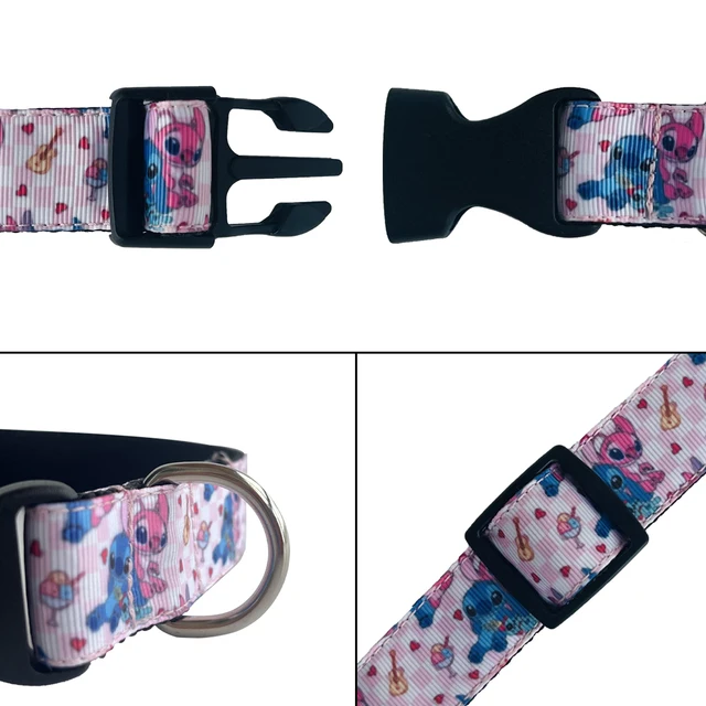 Stitch and Lilo Dog Collar Adjustable for Small Medium Large Dogs 6