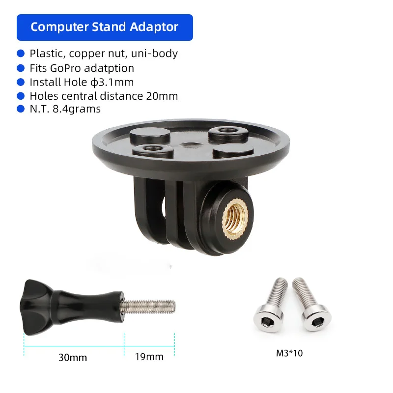 Support Vélo Universel pour GoPro - Adaptateur Caméra Action