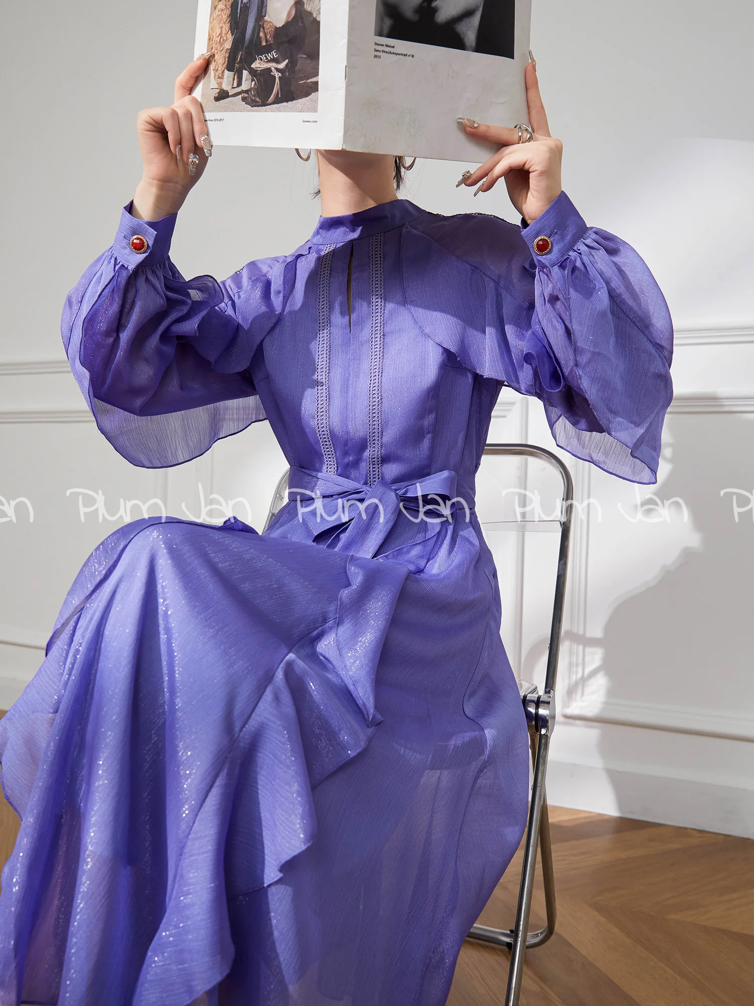 

Ранняя весна Новинка во французском стиле винтажные облегающие платья-миди с оборками элегантное ретро платье на шнуровке с длинным рукавом для женщин