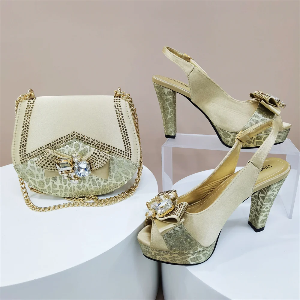 2024 Hot Italian Shoes With Matching Bags For Nigeria Women