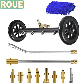 차량용 고압 파워 와셔, 이중 기능 물 빗자루, 언더캐리지 압력 와셔 클리너, Karcher Lavor, 16 인치