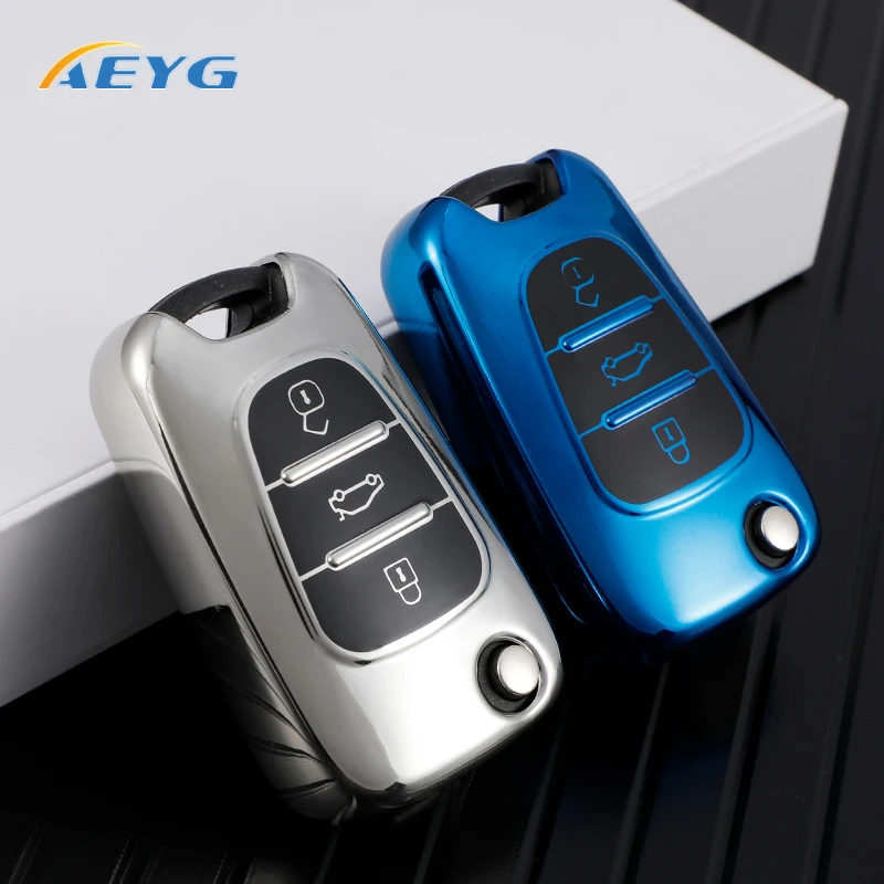 

TPU Car Key Case Cover For Hyundai I20 I30 IX20 IX35 Elantra Azera Veracruz Veloster Accent For Kia Rio 3 K7 K5 Sportage Sorento