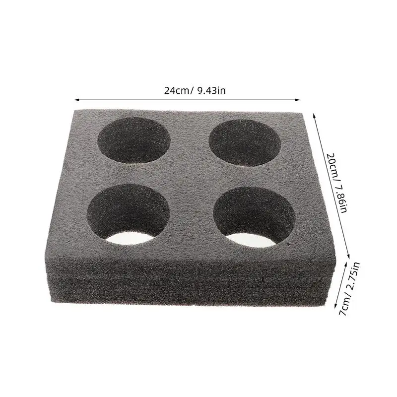 Knitted Cotton Cup Holder Espresso Cup Coffee Carry Epe Foam Composite Pearl Carrier Tray Universal Adjustable Desk Stand Bike cup storage holder