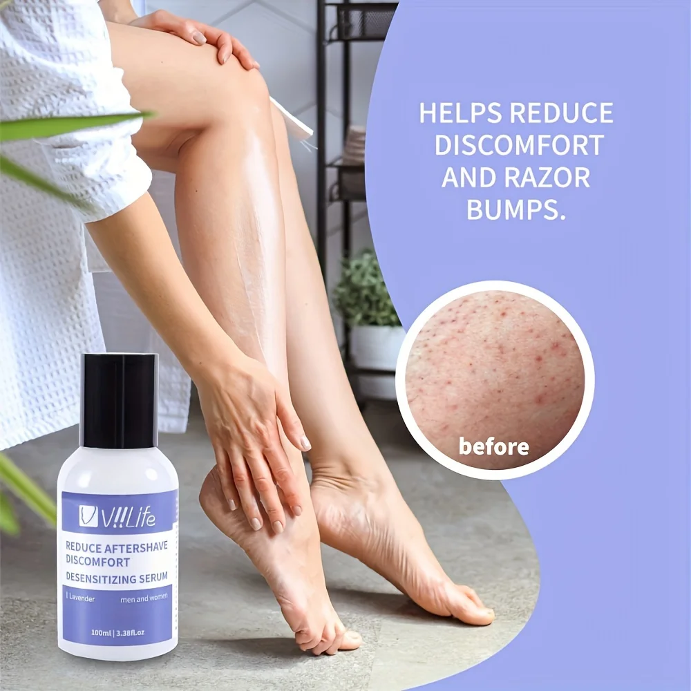After Shave Repair Lotions Prevent Ingrowns Hair Treatment Smooth Body Skin Reduce Dark Spots Redness Serum for Vanish Pimple