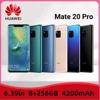 HUAWEI Mate 20 Pro,Smartphone 6.39 inch 8+256GB ROM 4G 40MP 4200mAh Mobile phones Android Google Play Store celulares,Global 1