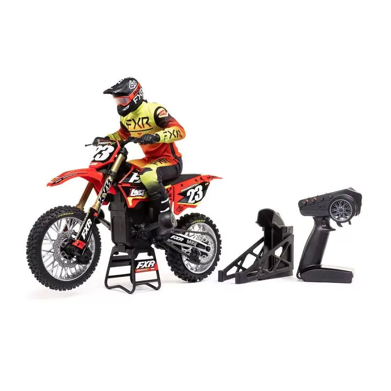 Coche modelo RC Losi 1/4 Promoto MX motocicleta de control remoto carreras todoterreno sin escobillas RTR