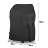 Grill Cover Waterproof BBQ Cover Outdoor BBQ Gas Grill Cover Barbecue Smoker Cover With Adjustable Hem Rope 210D Oxford Cloth 2