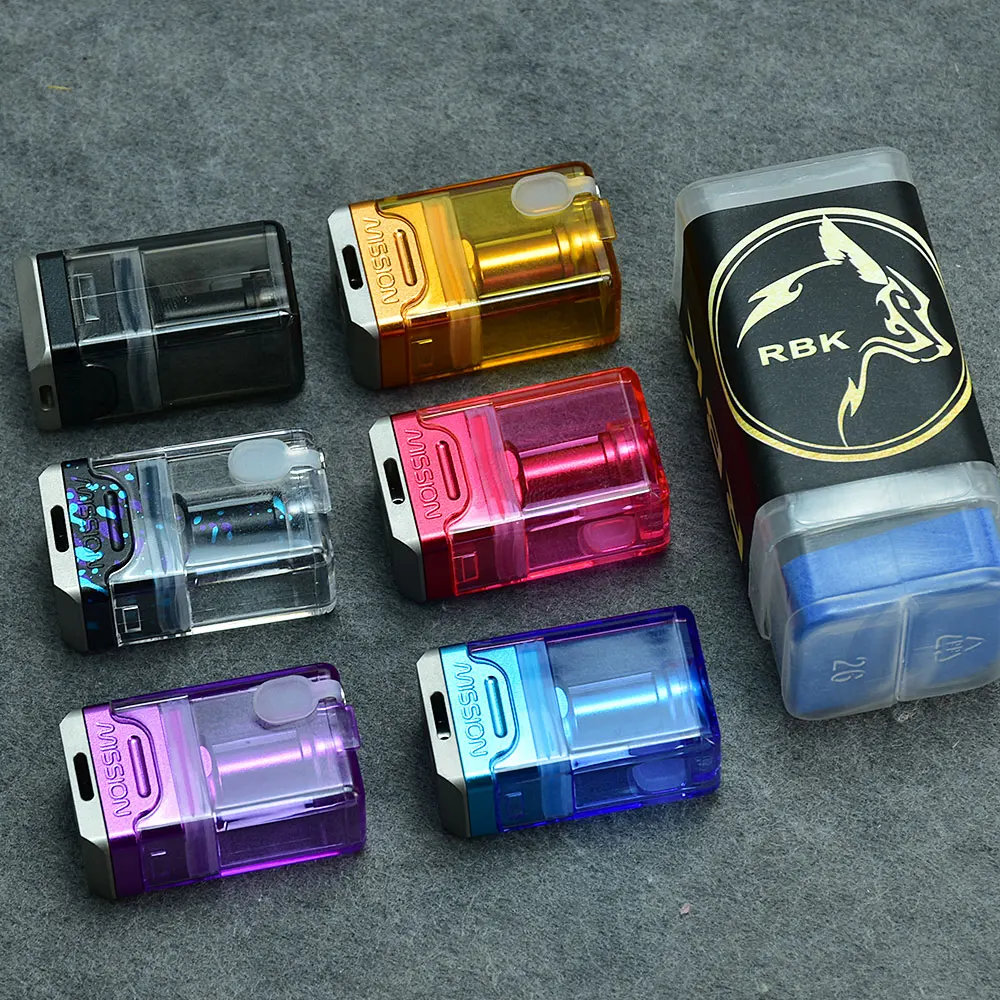 

wolfcoolvape Mission XV DOT Style RBA boro tank 316ss vape Tank for DotMod DotAIO AIO V1 / V2 Pod Air Pin 1.0 / 1.5 / 2.5 / 3.5